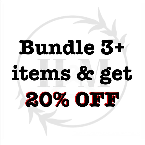 ‼️ Bundle 3+ items & get 20% off your order! ‼️ - Picture 1 of 1